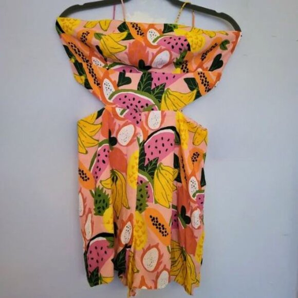 NWT Anthropologie x Hutch Mixed Fruit Halter Romper | 6 - Picture 3 of 6